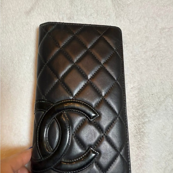 Chanel Quilted Black Leather Wallet - Picture 1 of 6